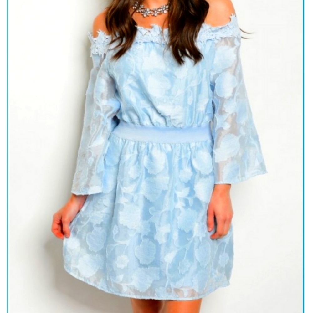 Blue dress spring summer  dress